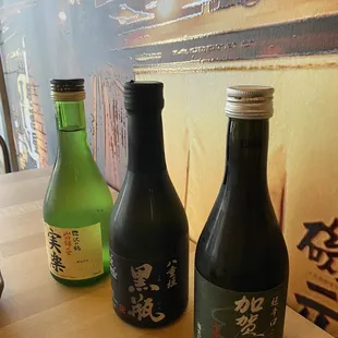 drink, sushi and sashimi