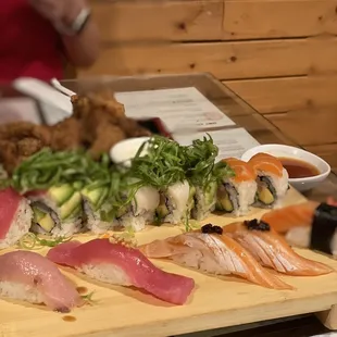 Nigiri and Umami Roll