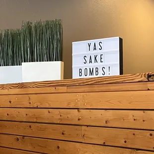 Sake sign