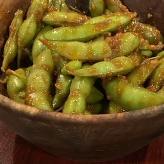 Spicy Sauteed Edamame