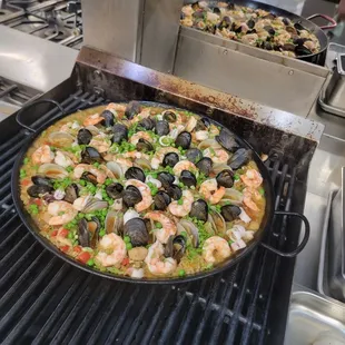 Paella for the win so fresh and huge portions. 
Book today for your trip to Spain with this delicacy!