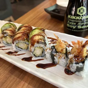 Dragon Roll ($20)