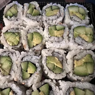 Cucumber Avocado Roll (V)