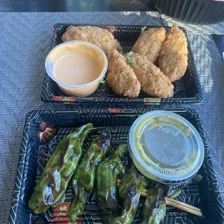 Shishito Peppers (1 Skewer) (V)
