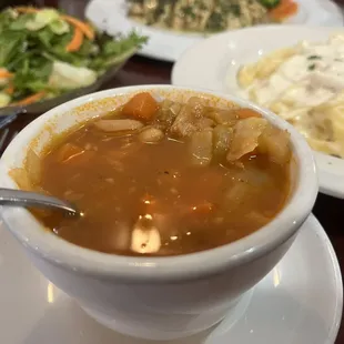 Minestrone soup, love all the soups here!