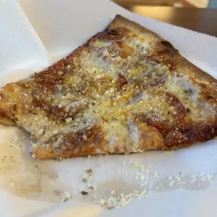 This New York style pepperoni pizza is still the best in Tulsa!