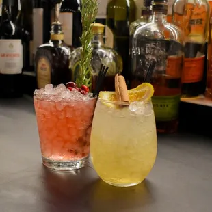 Apple-Roll-Spritz and Winter Slush