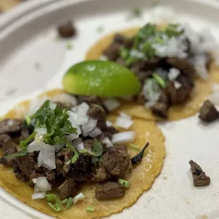 Carne asada tacos