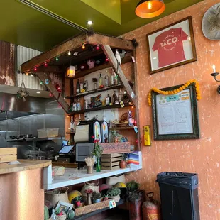 interior, sushi and sashimi