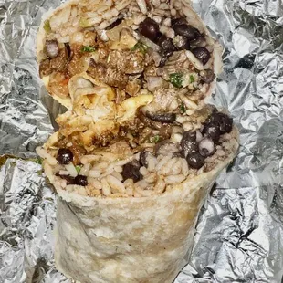 Steak burrito    @hybrideater