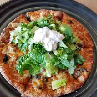 Taco pizza