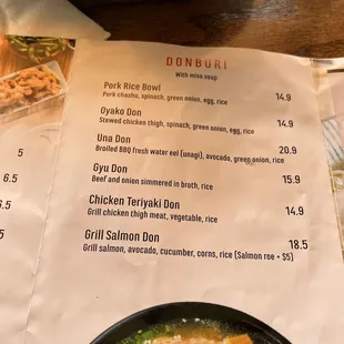 tacos, menu