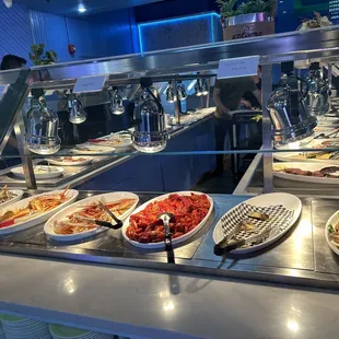 a variety of food items