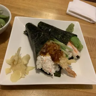 Shrimp Tempura Temaki