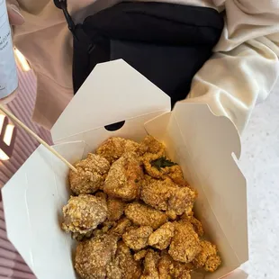 Salt and Pepper Popcorn Chicken
