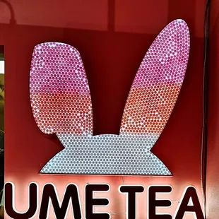 Sparkle sign for UME TEA
