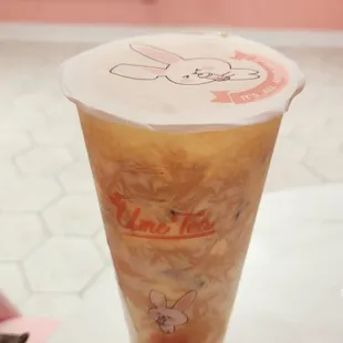 Creme brulee Thai tea