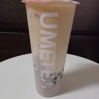 Black Milk Tea w/ Taro & Mochi(Mochi 1/Taro 1.5 2)