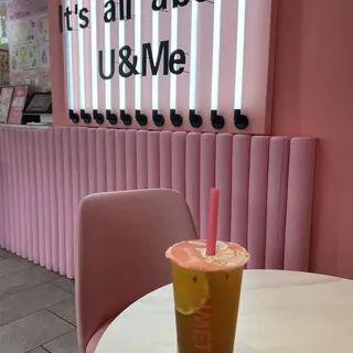 3Q Black Milk Tea Boba 0.5 Red 1 Pud 0.5