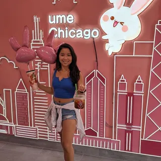 Passion Fruit Green Tea w/ Boba & Lychee Jelly(Boba 0.5/LCHJ 0.5 lm2,T300)Q