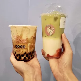 3U Strawberry Green Tea Slushie