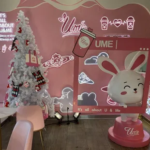 So cute! A picture taking station.