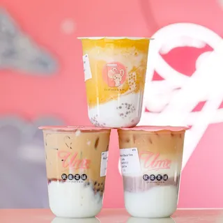 Oreo Creme Brulee Boba Oolong Milk Tea