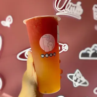 Lychee and Watermelon Green Tea