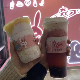 Strawberry Green Tea Slushie