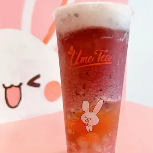Grape Green Tea with Tea Jelly
