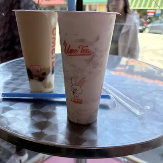 Taro Fresh Milk with Pudding