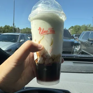 (3U)Uji Strawberry Matcha Latte with Ice Cream