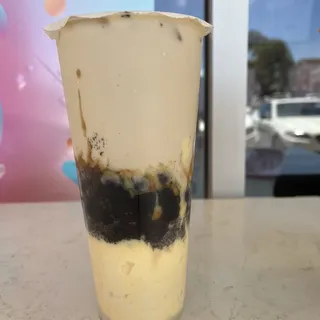 Oreo Creme Brulee Oolong Milk Tea