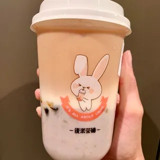 Black Milk Tea w/ Taro & Mochi(Mochi 1/Taro 1.5 2)