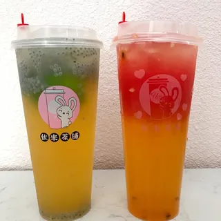Passion Fruit and Watermelon Green Tea