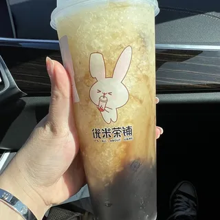 Osmanthus Longan Green Tea Slushie