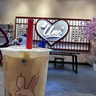 (3U) Oreo Creme Brulee Boba Oolong Milk Tea Large