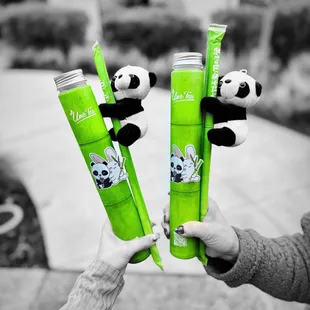 Jasmine white green milk tea Love Potion Series | @whatevaeats