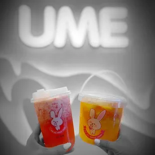 Peach Strawberry Slush w Non Alcohol Heinrken Beer(STWBRY 1, CSTL 1,FT100,L2) and Mega Fruit Combo Tea | @whatevaeats