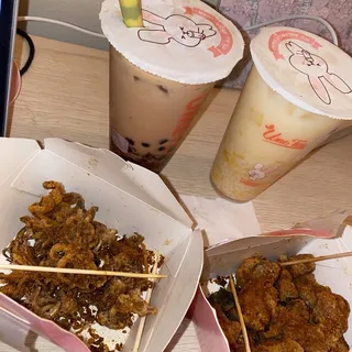 Sticky Rice Black Milk Tea