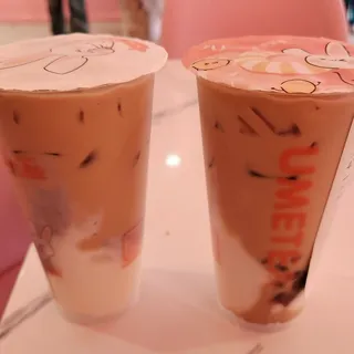 Mochi Red Bean Black Milk Tea