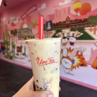 Oreo Creme Brûlée Boba Oolong Milk Tea