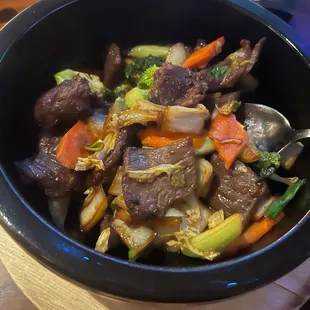 Beef with Teriyaki Sauce