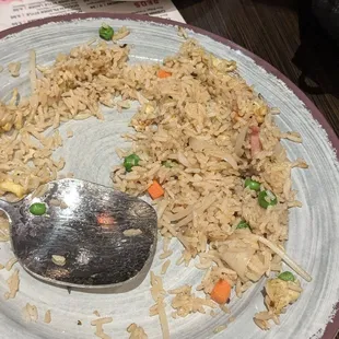 The BBQ pork fried rice was also really tasty.