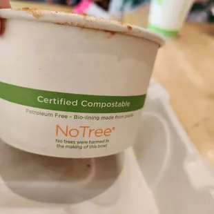 Chile in recycled container