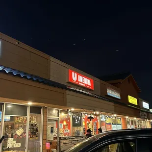outside