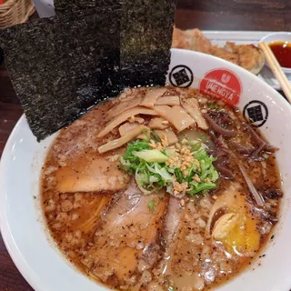 D- Black Garlic Tonkotsu Ramen