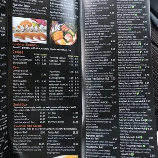 Menu prices as of 5/17/22
