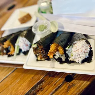 Hand Roll Trio