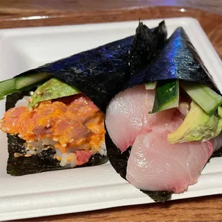 Hamachi Belly Hand Roll